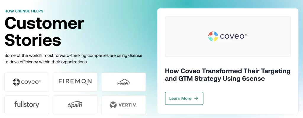6sense case study