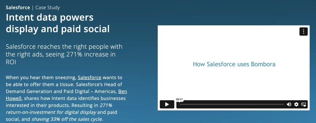 salesforce and bombora case study